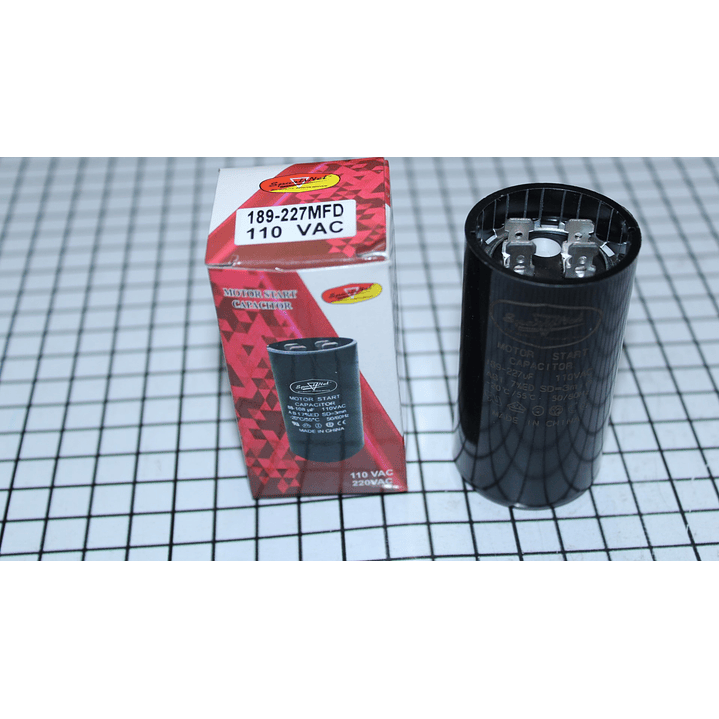 Capacitor arranque 189-227 Mfd Lavadora Whirlpool CR440824 | Repuestos para Lavadora 1