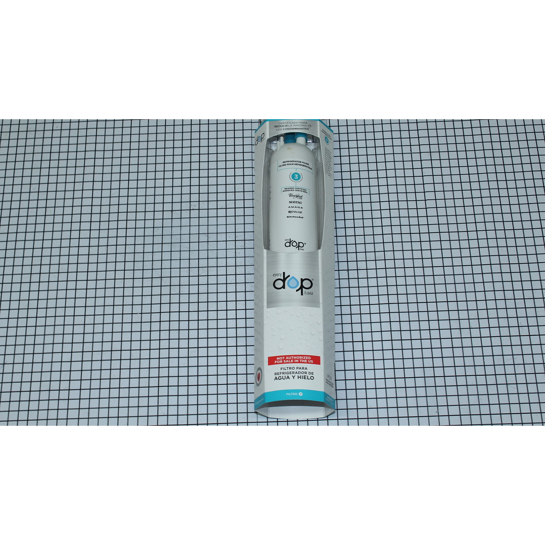 FILTRO AGUA WH MOD. AZUL USAR 4396710r, W10193691,EDR3RXD1,W10790816 X CR455199 1