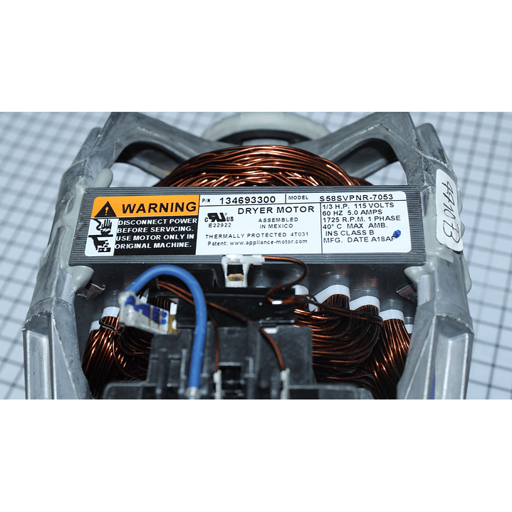 Motor Lavadora Carga Frontal Electrolux 134693300 CR441073 2