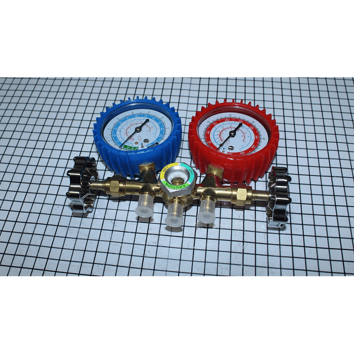 Juego de manómetro Para Gas R22. R134A. R410A Universal Nevera CR441148 5