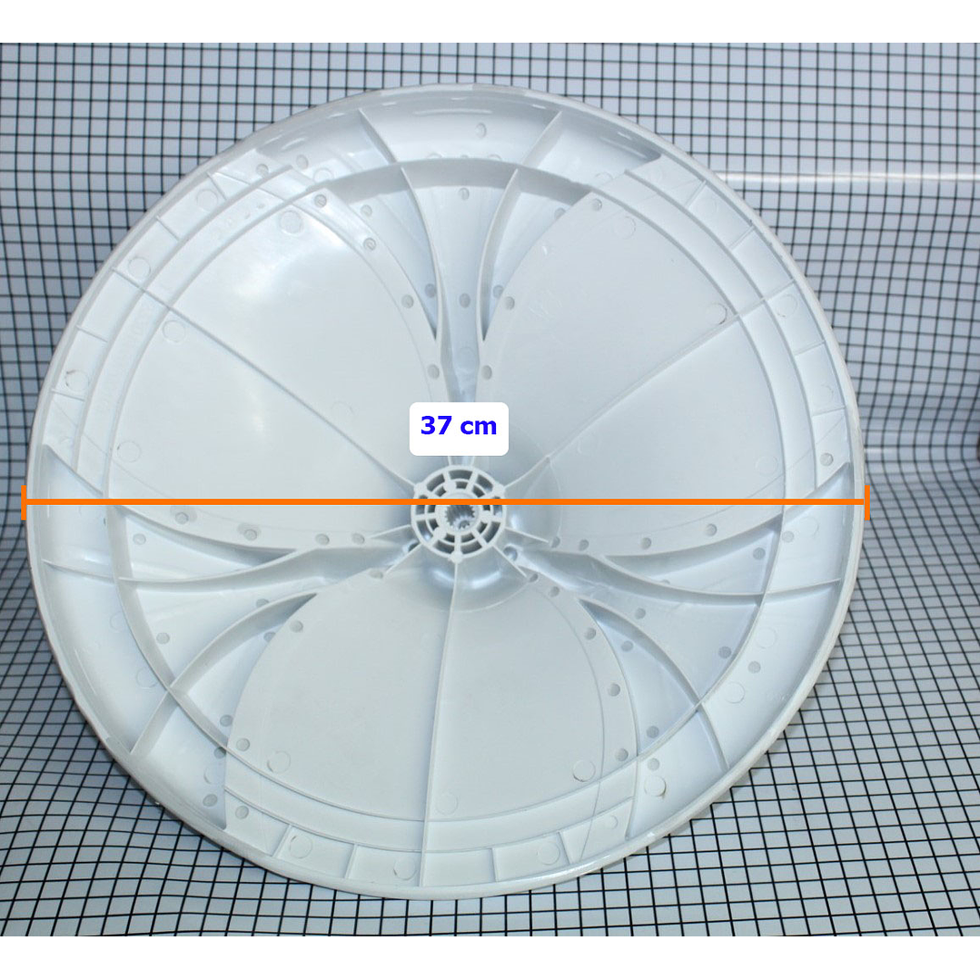 Agitador Aquasaver Helicoidal Volcan 37 cm Lavadora Mabe 253C1156G001 WW03A00157 CR440540 3