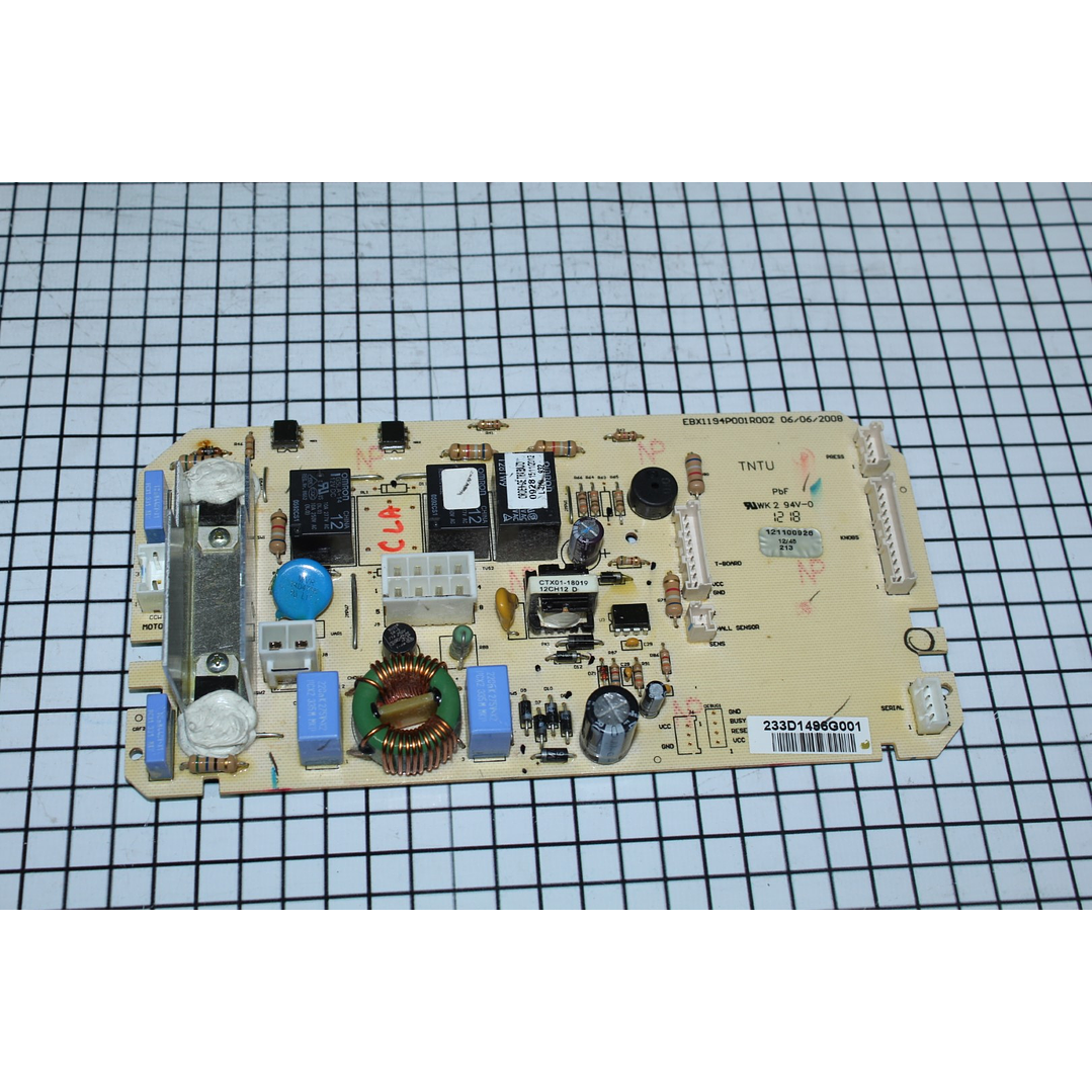 Tarjeta electrónica Lavadora Mabe 233D1496G001 CR440782 1