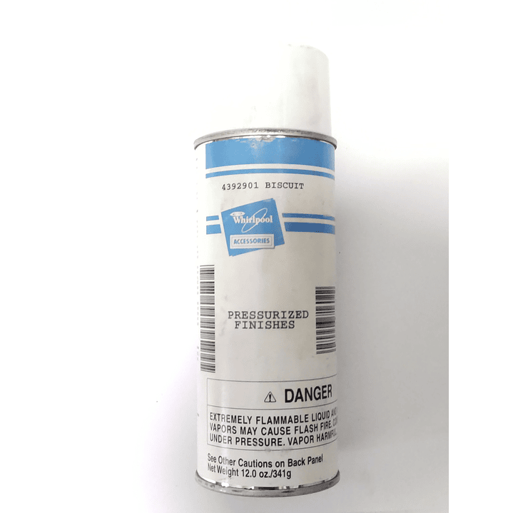 Pintura Aerosol Biscuit Lavadora Nevera Whirlpool CR441299 | Biscuit Spray 1