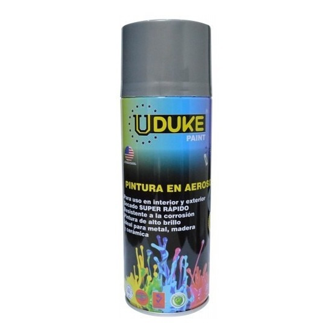 Pintura Aerosol Anticorrosivo Gris Uduke Nevera CR440842 | Gray Anticorrosive Spray Paint 1
