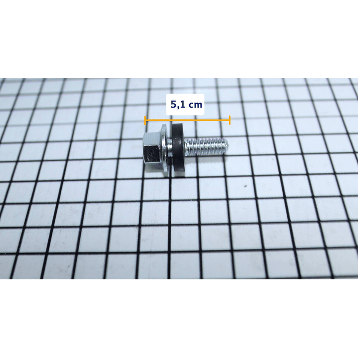 Tornillo corto Agitador Lavadora Mabe Amazonas 323B1346P001 WW01A00064 CR441187 2