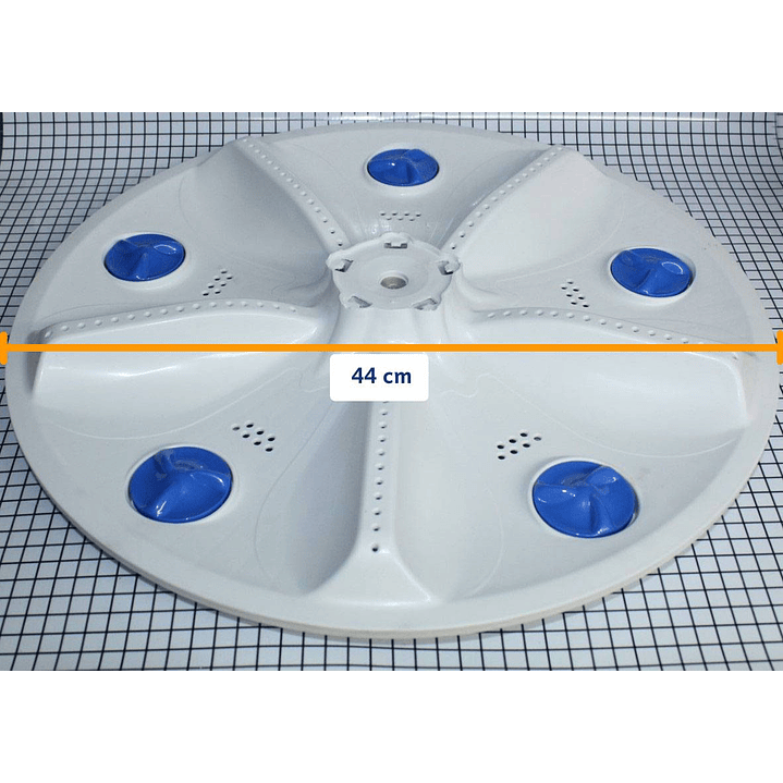 Agitador Plano 5 Mariposas Lavadora Electrolux 30104109021 CR440552 | Repuestos para Lavadora 2
