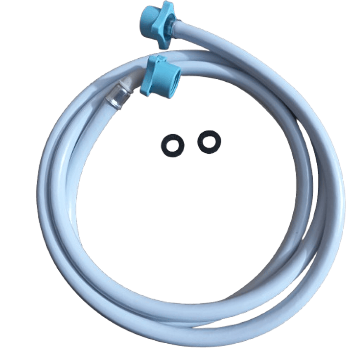 Manguera Blanca Universal de Entrada 2,40 mts Agua Caliente Lavadora Digital CKD90649 Repuestos de lavadora 1