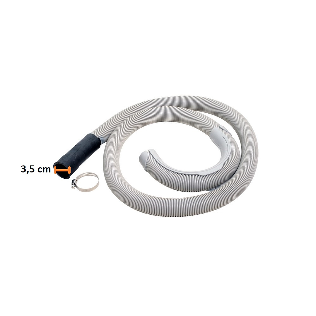 Manguera de desague boca 3,5 cm Lavadora Centrales CR990042 1