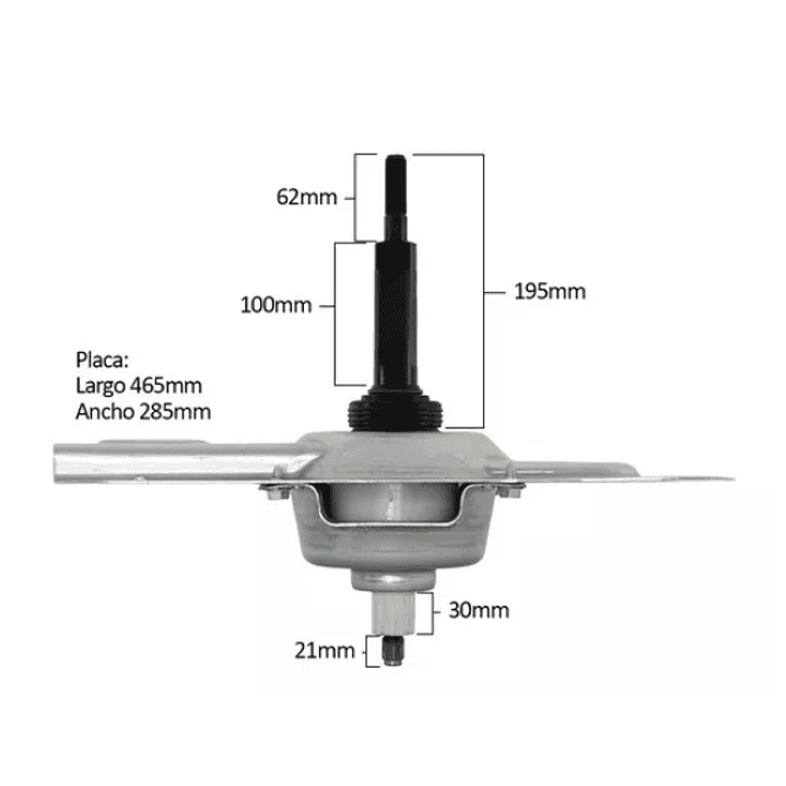 Transmision Troya IBG Lavadora Mabe 189D4169G002 CR441107 1