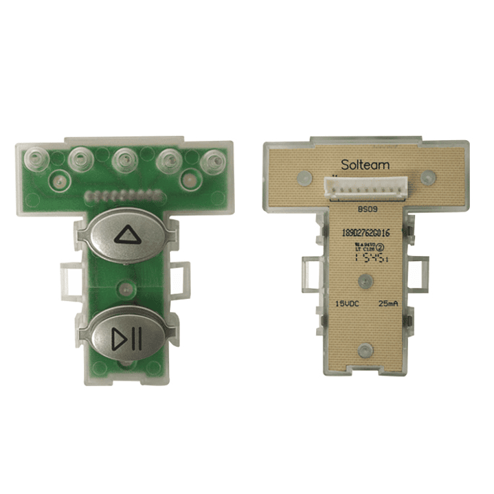 Interruptor Cuadrado Botones Lavadora Mabe 189D2762G016 CR440821 1
