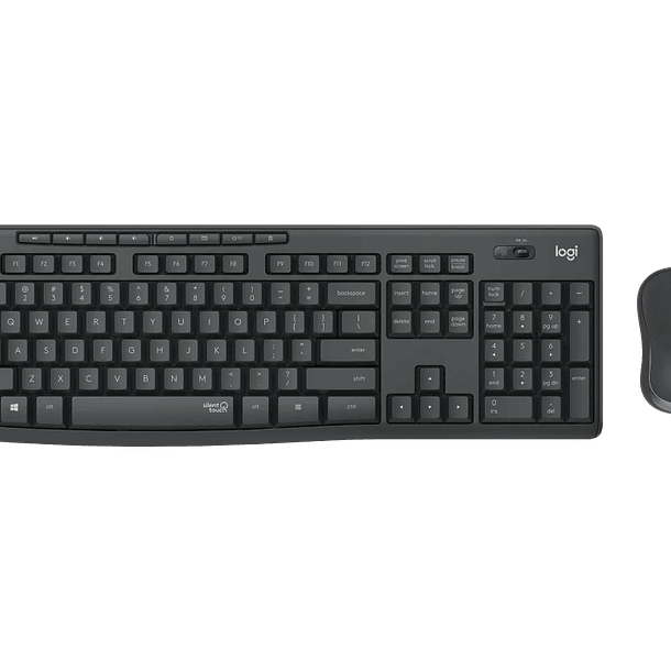 Combo Mouse + teclado Logitech MK295 Silent Wireless  2