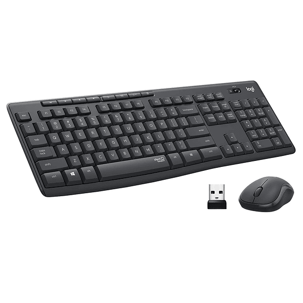 Combo Mouse + teclado Logitech MK295 Silent Wireless  1