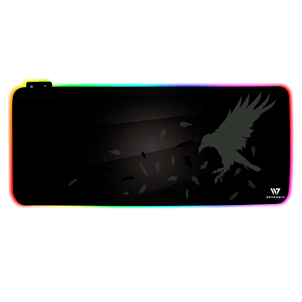 Mousepad gamer Sevenwin Crow Nest RGB+ 90x40 v3.0  2