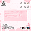 Teclado Mecanico Gamer Fantech Maxpower Mk853 Sakura Edition Red Switch 