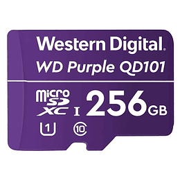 Memoria MicroSD Western Digital Purple 256 GB Clase 10