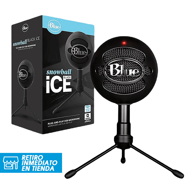 Microfono Blue Yeti Snowball Ice Black