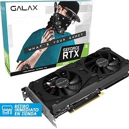 Tarjeta de video Galax GeForce RTX3060 1 click OC
