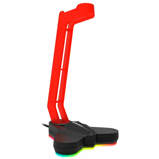 Soporte Fantech Tower Ac3001 Headset Stand red RGB 2