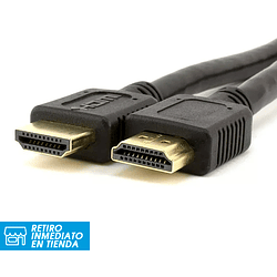 Cable Conexión HDMI Conectores Dorados 1.80 Mts. 