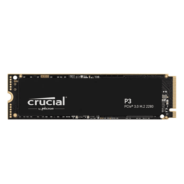 Disco Solido (SSD) Crucial P3 500GB NVMe PCIe 3.0 2