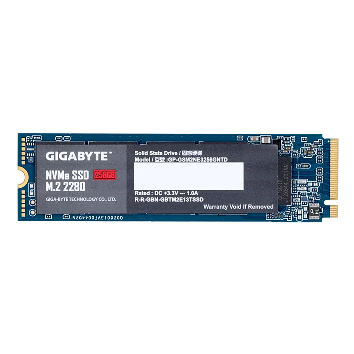 Disco Solido (SSD) GIGABYTE 256GB NVMe