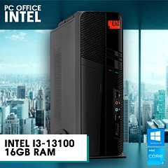 PC OFICINA INTEL I3-13100 / 16GB RAM 3200 Mhz / SSD 1TB