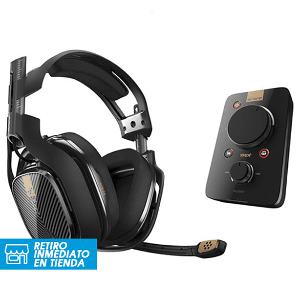 Audífonos Gamer Astro A40 TR Headset + MixAmp Pro TR - Black PS4 (939-001596) 1