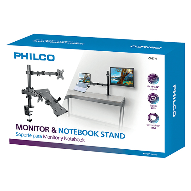 Soporte para Monitor y Notebook de 13