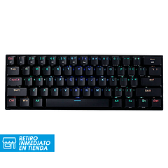 Teclado Mecánico Inalámbrico Redragon Draconic RGB Black