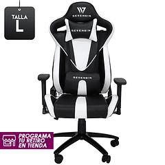 Silla Gamer Sevenwin Nova White