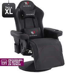 Sillón Gamer Sevenwin Bunker Black Titanium