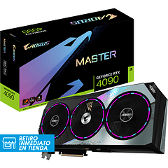 Tarjeta de video Gigabyte GeForce RTX 4090 Aorus Master 24GB