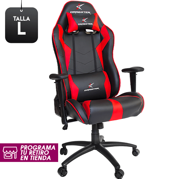 Silla Gamer Dragster GT500 Fury Red  1