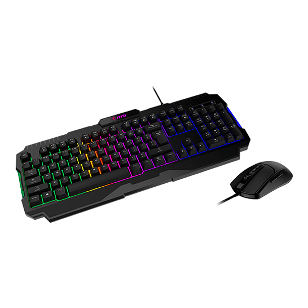 Combo Teclado Mouse Gamer MSI FORGE GK100 US 2