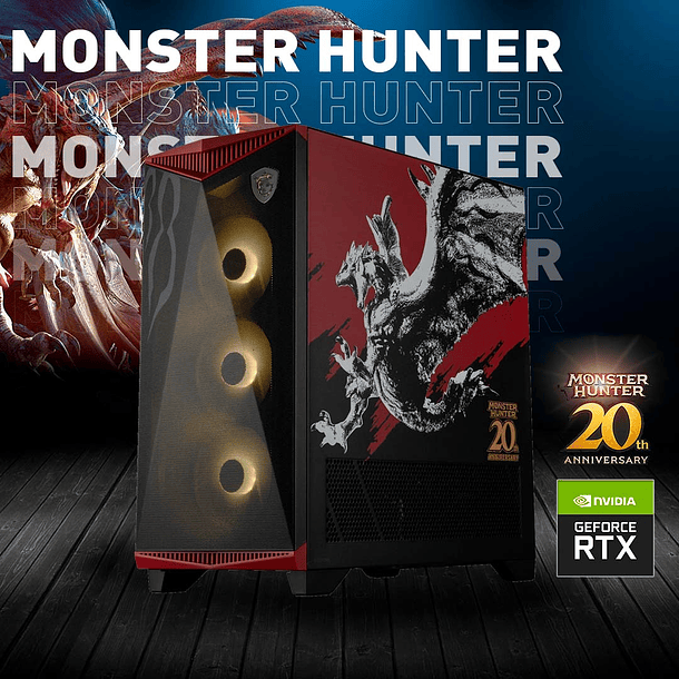 PC GAMER MONSTER HUNTER INTEL I5 13600KF / 4060 Ti / 32GB RAM DDR5 / 1 Tb nvme 1