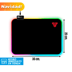 Mousepad Gamer Fantech Mpr351s Firefly Rgb 35x25 Black Edition 