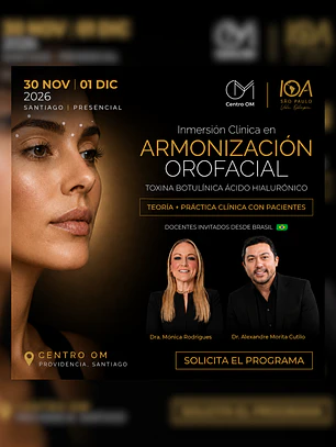 Inmersión Clínica en Armonización Orofacial
