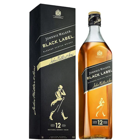 Whisky, Jhonny Walker negro, 750 cc