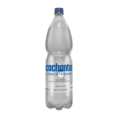 Cachantun con gas, 1.6 lt desechable