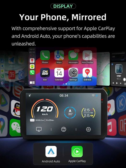 CHIGEE AIO 5 PLAY - Android Auto e CarPlay 5