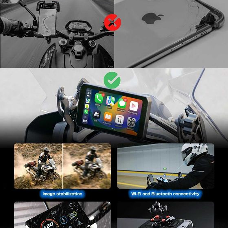 CHIGEE AIO 5 LITE - Android Auto e CarPlay 7