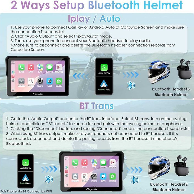 Carpuride W702S - Android Auto e Apple Carplay 5