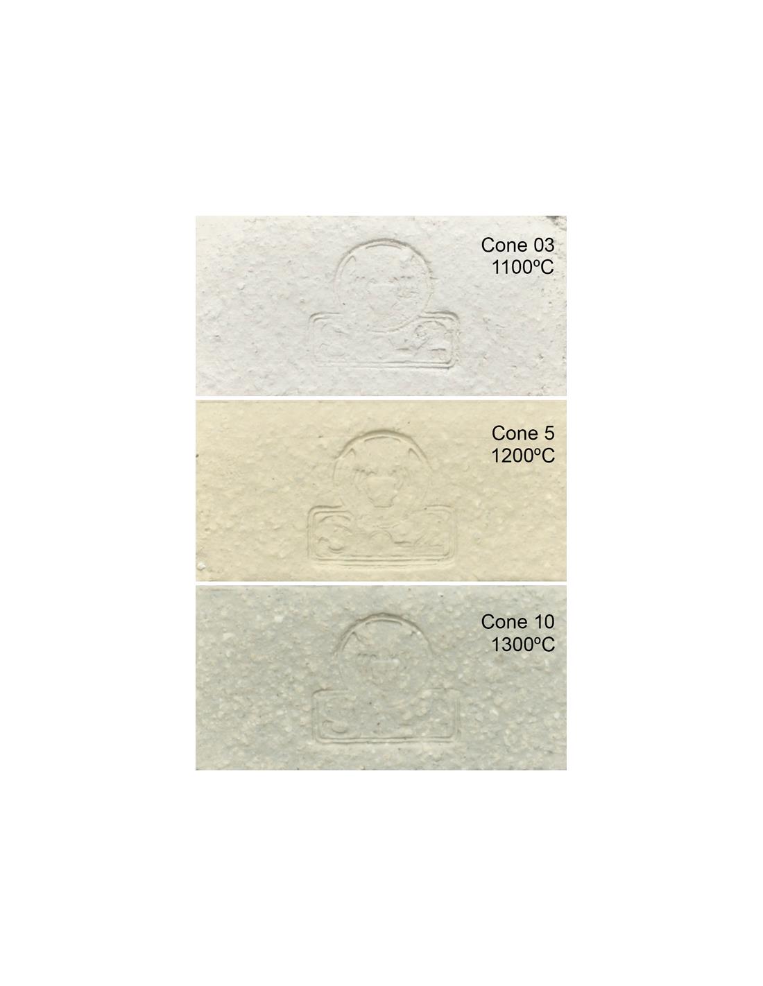 Pasta cerámica blanca - chamote medio - PRAM - SIO2 1