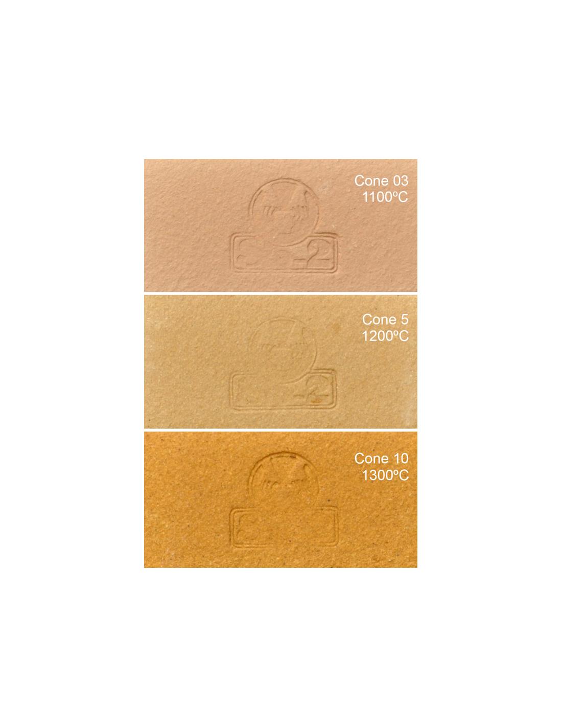 Pasta cerámica tostada - chamote fino - PRGF - SIO2 1