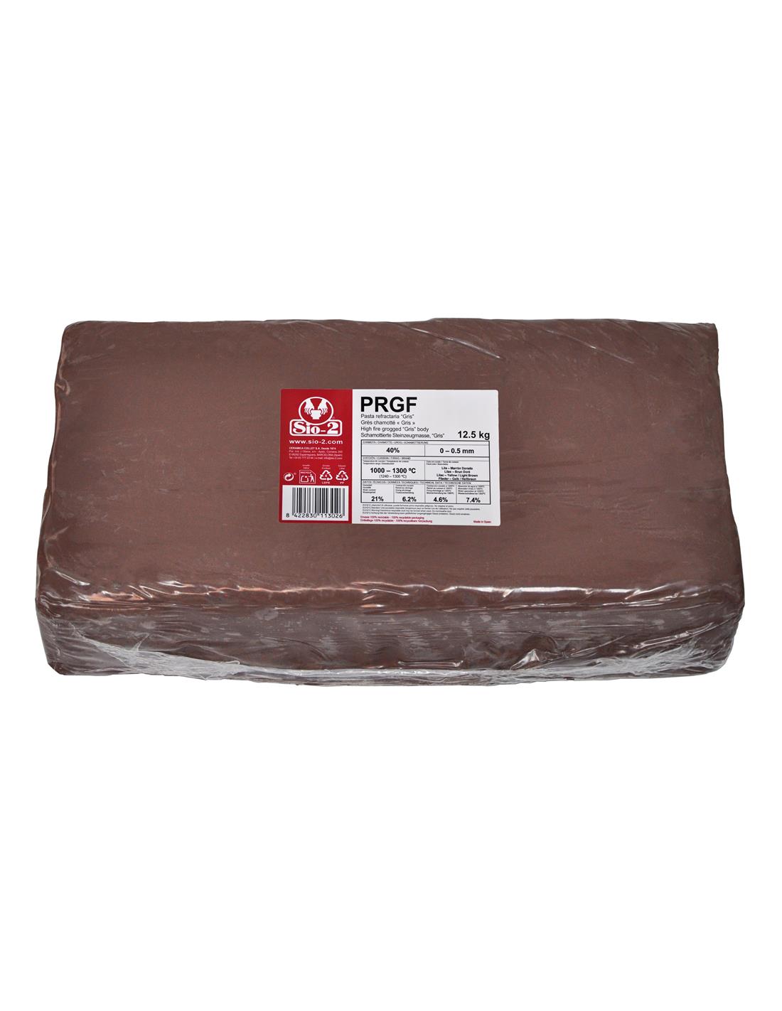 Pasta cerámica tostada - chamote fino - PRGF - SIO2 2