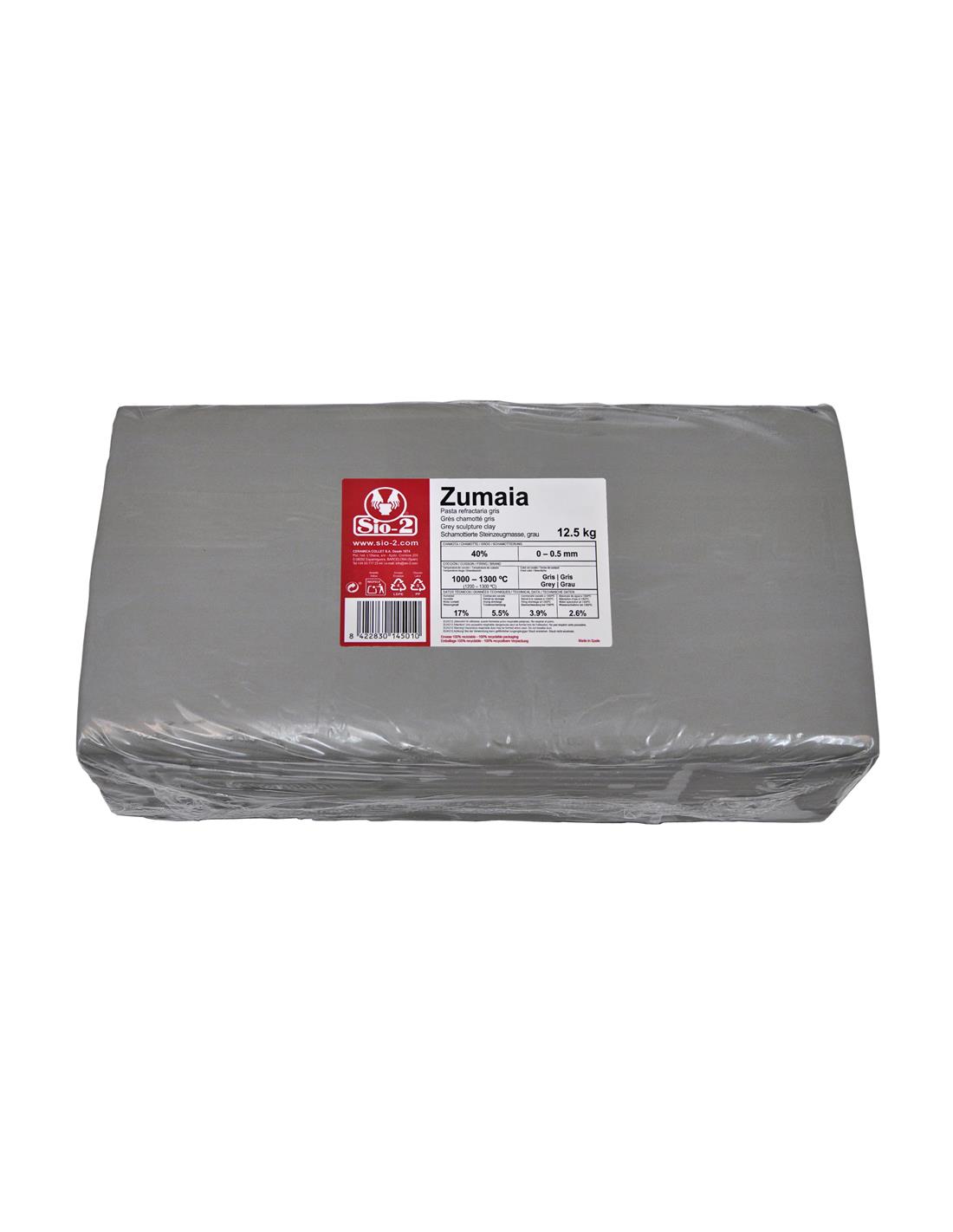 Pasta cerámica gris - chamote fino - ZUMAIA - SIO2 2
