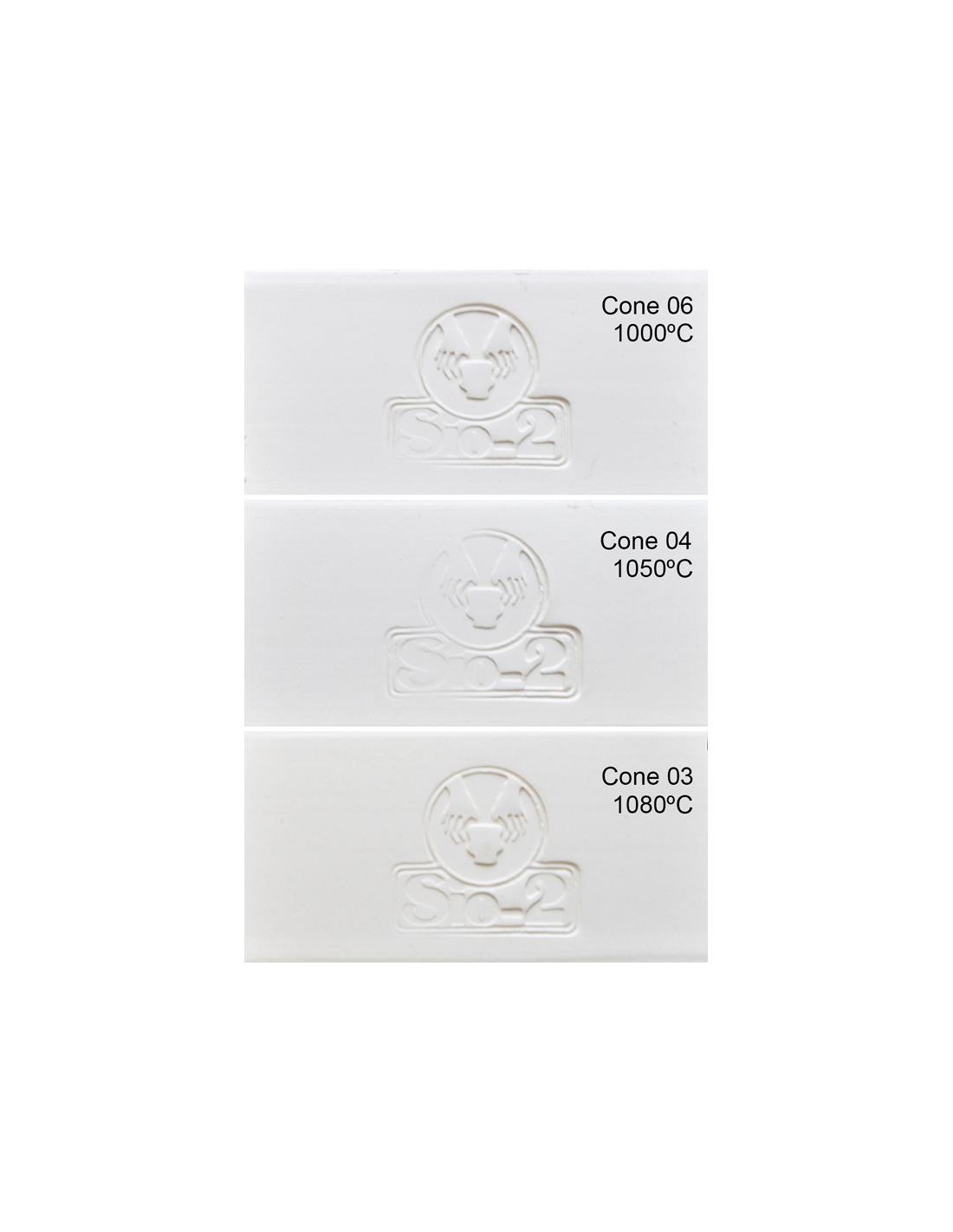 Pasta cerámica blanca de baja temperatura - PA - SIO2 1