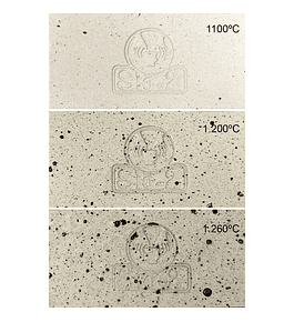 LUNA - Pasta Refractaria blanca - Gres moteado 