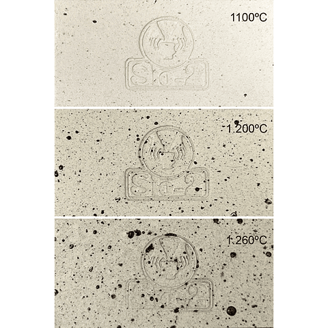 LUNA - Pasta Refractaria blanca - Gres moteado 