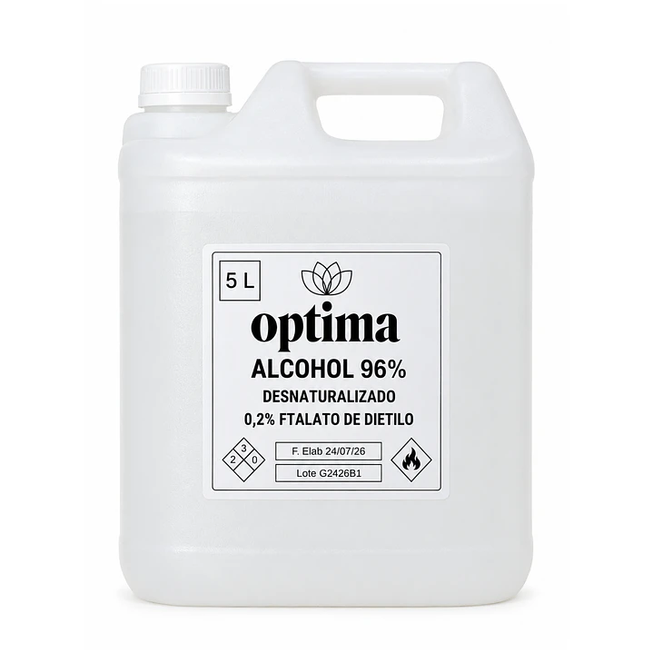 Alcohol Etilico 96% 5 Litros 1
